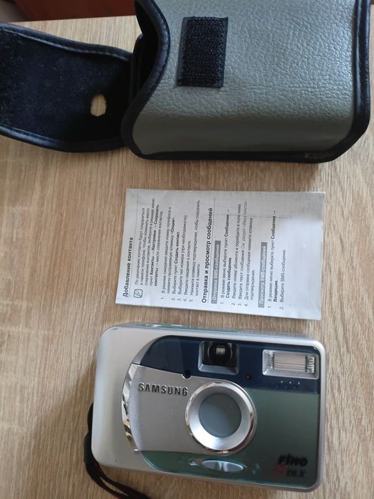 Пленочный фотоаппарат Samsung Fino 25 DLX (в идеале + чехол)