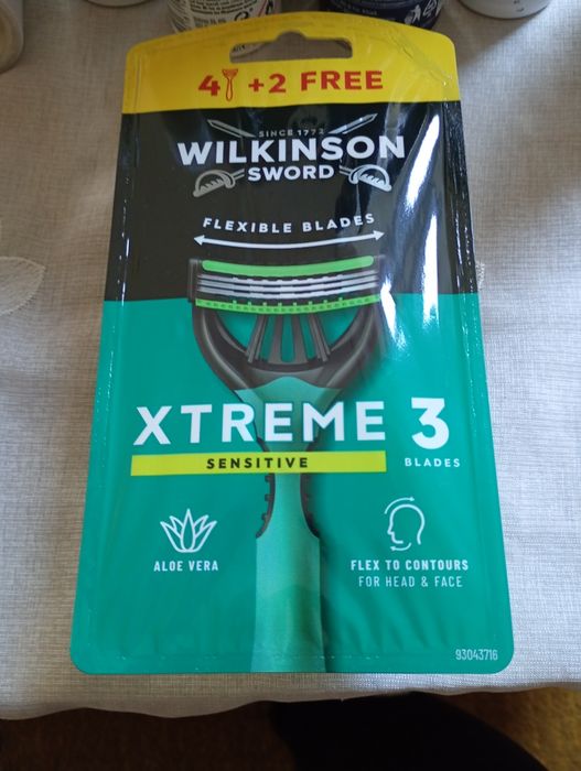 Zestaw maszynek do golenia sensitive Xtreme 3/6 szt. Wilkinson tanio!