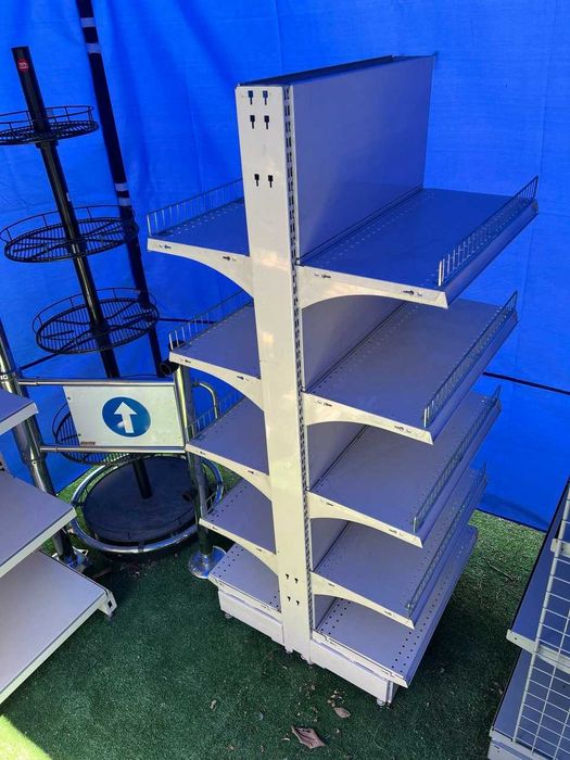 Regałe Sklepowe Używane, regały wyspowe, dwustronne "Modern".