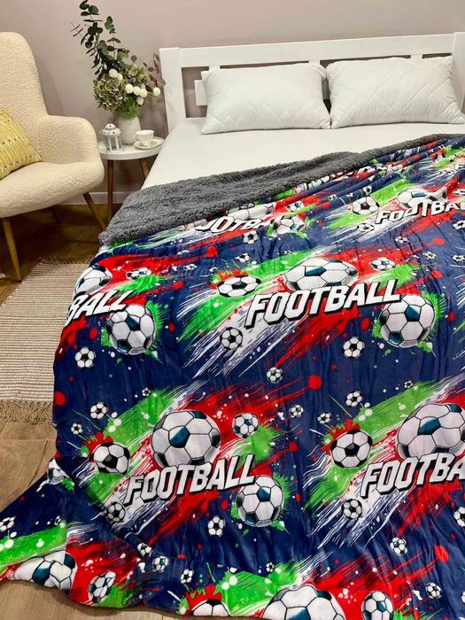 Плед на овчині двосторонній теплий