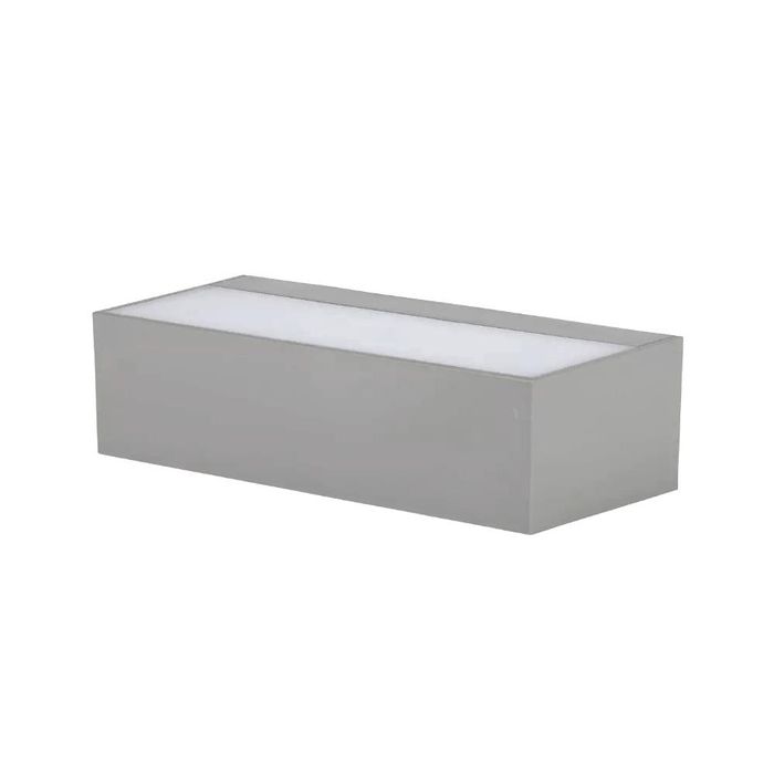 Oprawa Ścienna V-tac 9W LED Góra Dół Szara IP65 VT-8056 3000K 850lm Wyposażenie Wnętrz