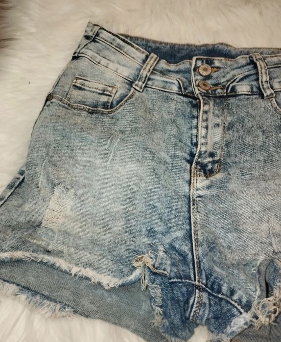Szorty spodenki jeansowe rozmiar L