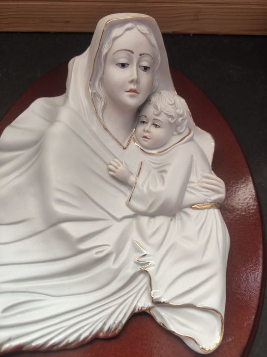 Quadro / Relevo "Nossa Senhora com o Menino