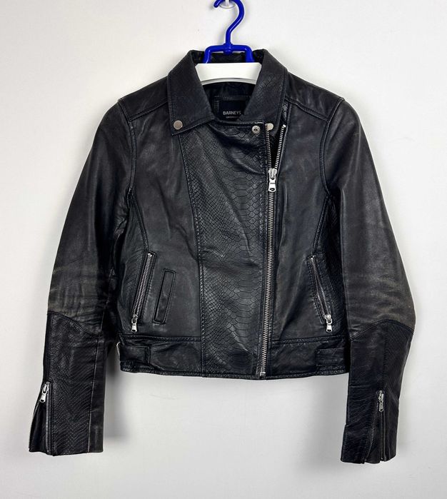 Kurtka skórzana Barneys damska ramoneska biker skóra r. S