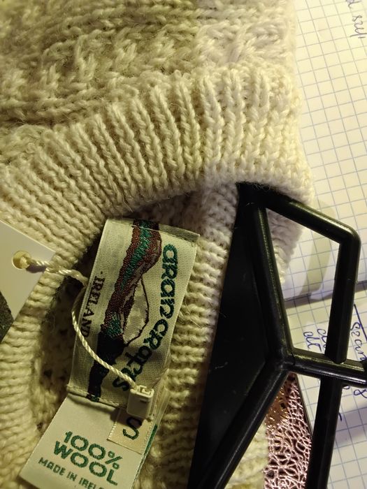 Aran Crafs oryginalny wełniany nowy z metkami