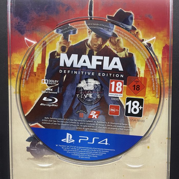 Игра Mafia trilogy PS4, PS5