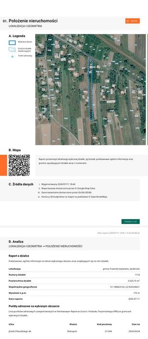 Siedlisko w Biskupicach gmina Trawniki - Widok 2