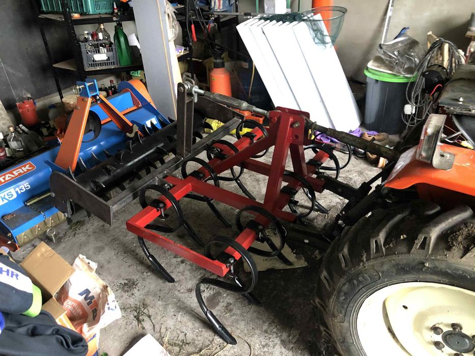 Kultywator z wałem kolczastym do mini traktorka Kubota, Yanmar, Iseki