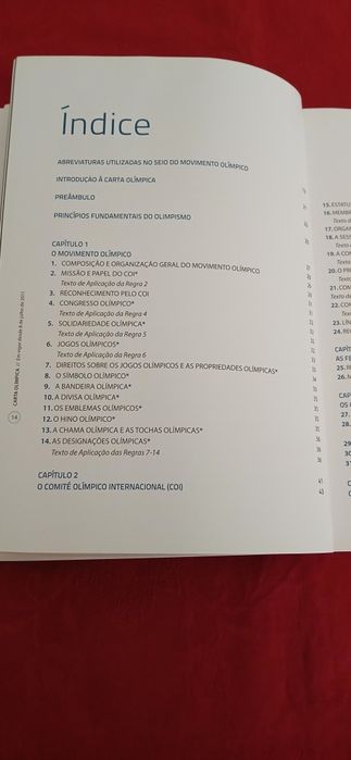 Carta Olímpica IPDJ de 2011