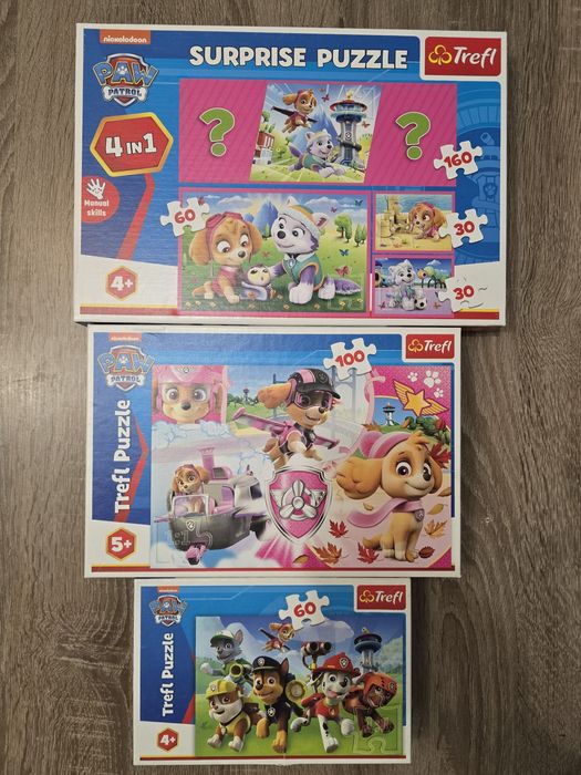 Zestaw puzzli Trefl Psi Patrol - Sky Everest Marshall Rubble