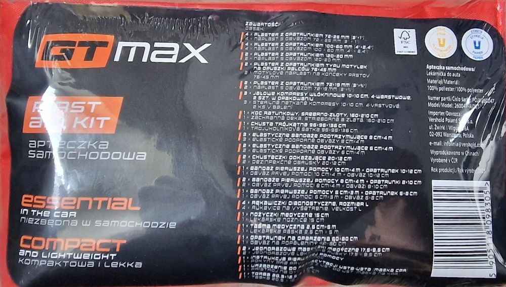 Apteczka samochodowa Nowa