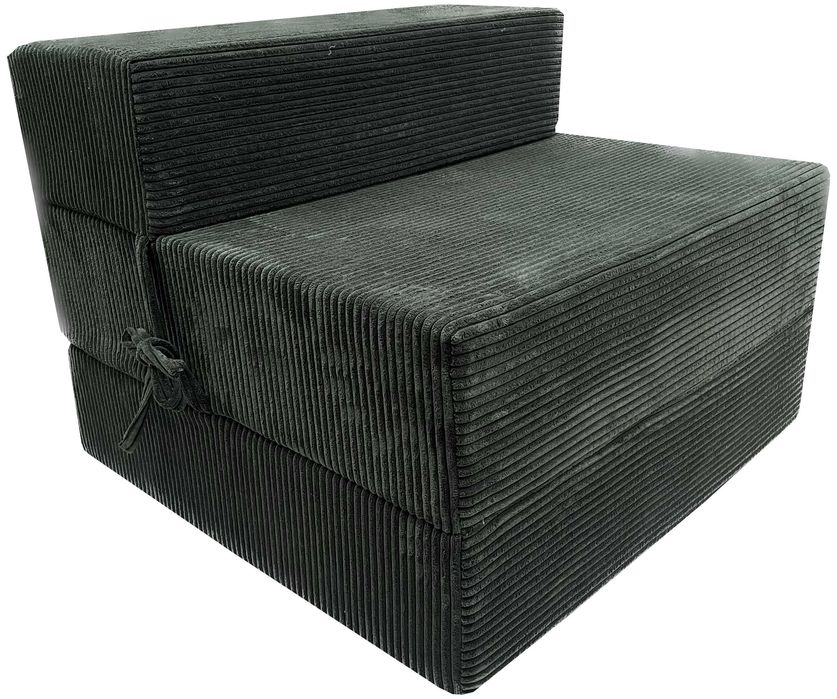 Materac składany gr.20cm! Sztruks Fotel Kanapa Sofka