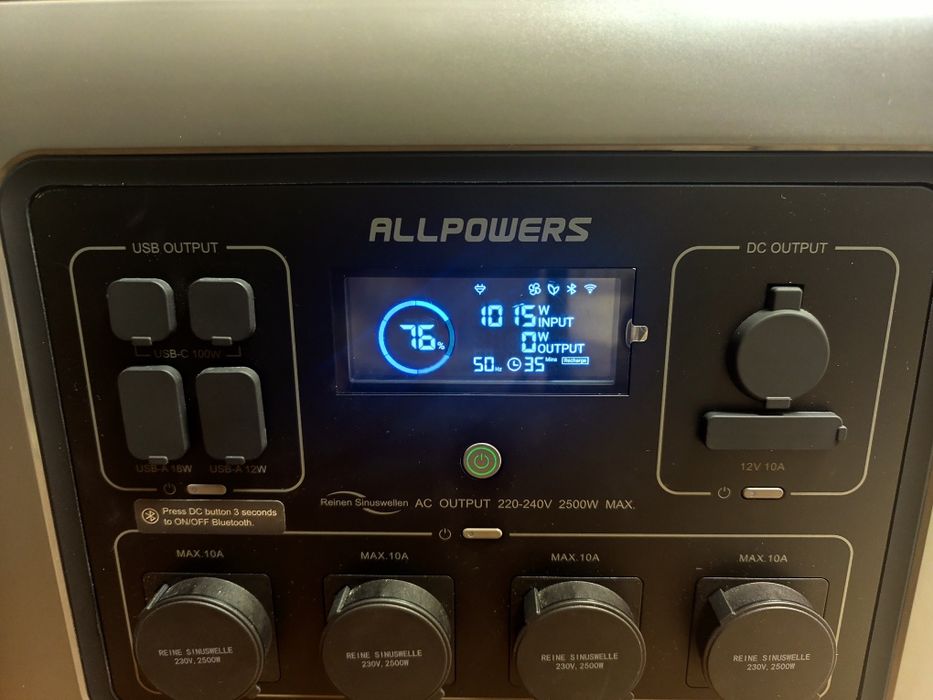 Зарядна портативна станція ALLPOWERS R2500 (2500Вт 2016Вт·год)