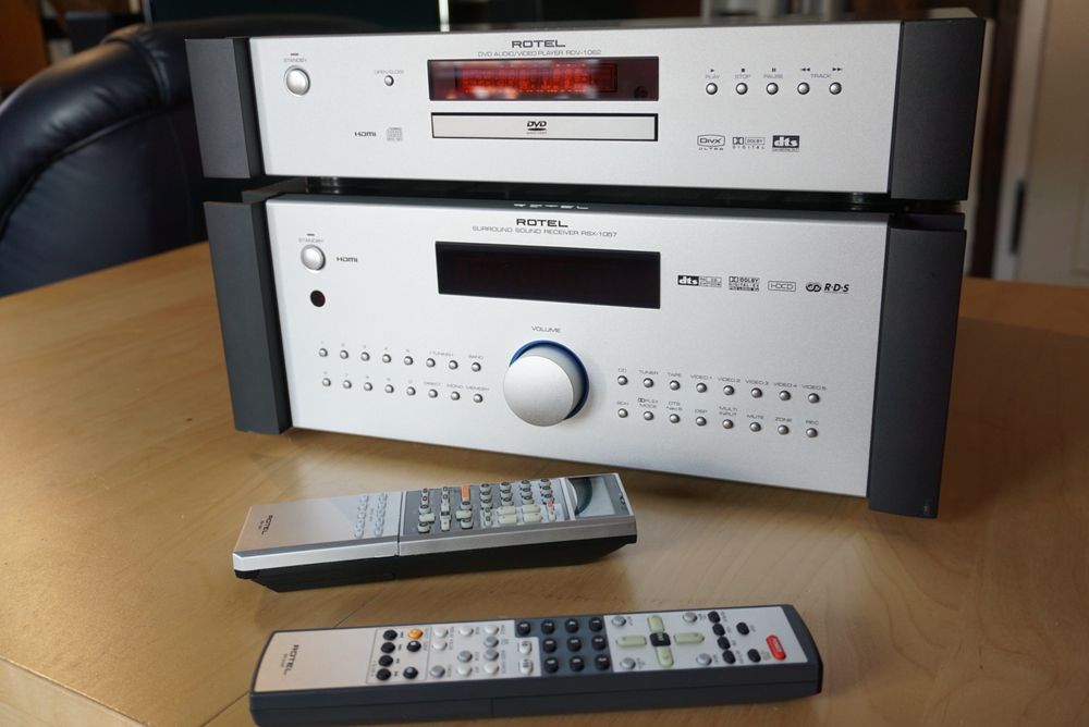 Rotel RSX 1057 RDV 1062 zestaw kina domowego