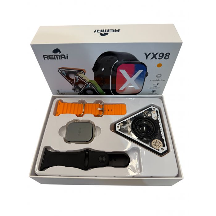 Smartwatch AEMAI YX98 com Coluna Bluetooth