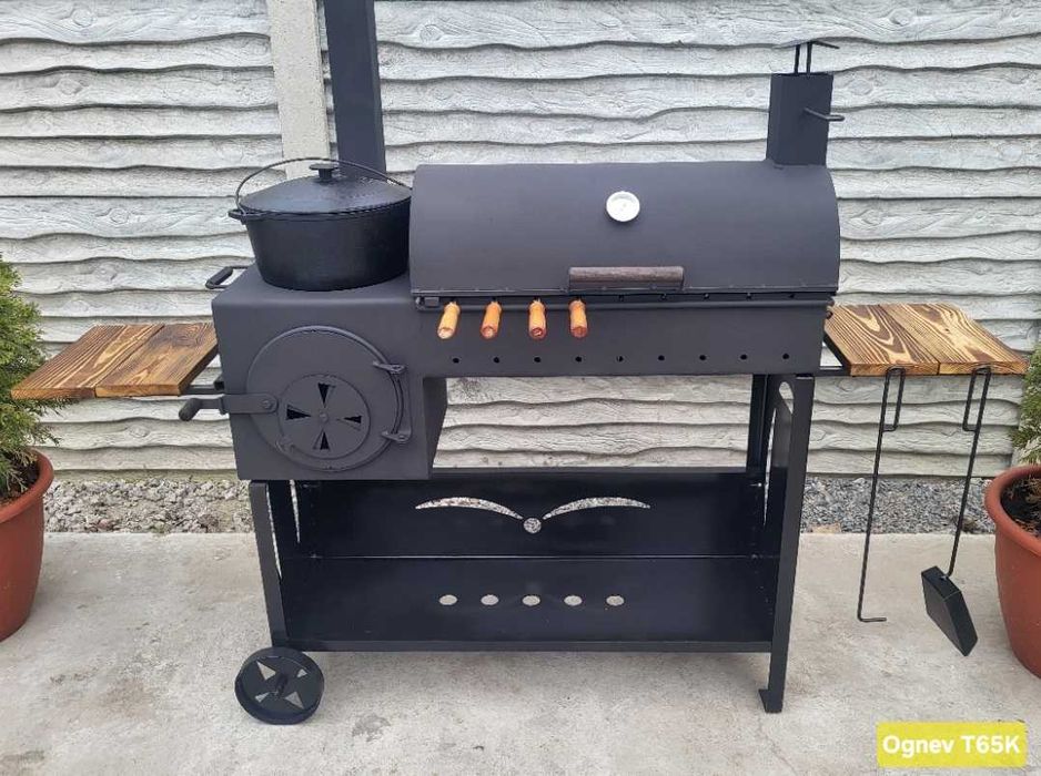 • 5мм • Якісний Мангал На Роки! Усилений! Барбекю Гриль Піч Під Казан