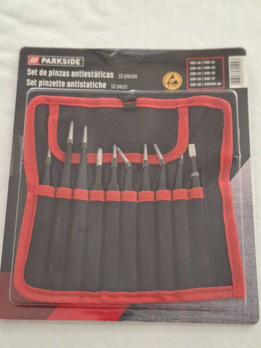 Conjunto de Pinças Eletrostáticas