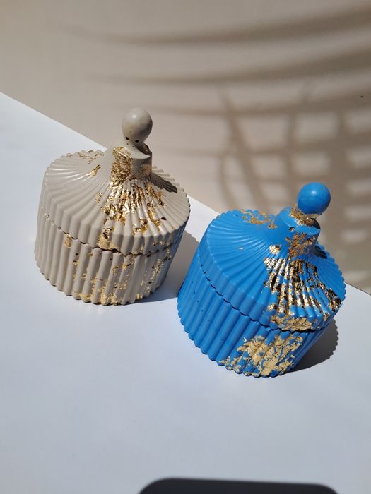 Szkatułka gipsowa nowa