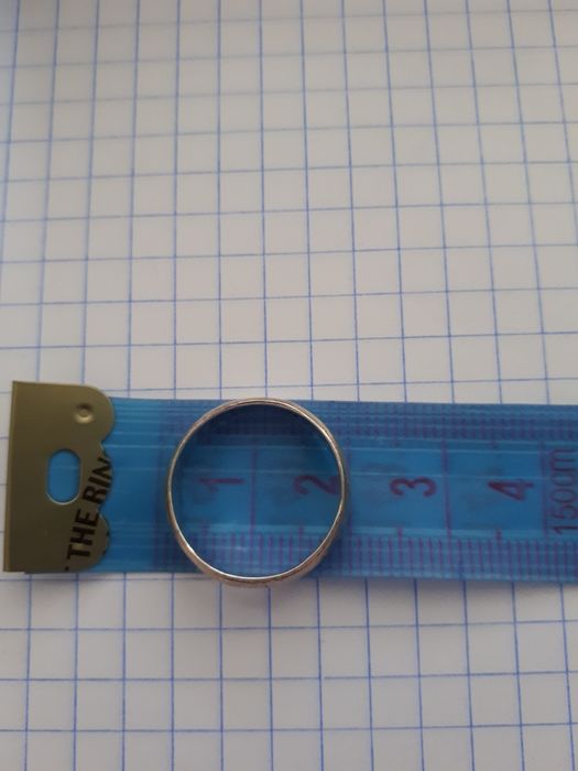 Obrączka srebrna r.14