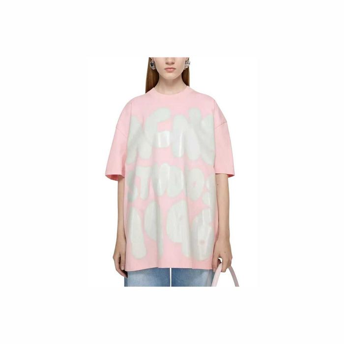 Футболка Acne Studios Eresa Cotton Jersey T-shirt Innocent Pink