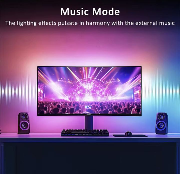 Ambient LED подсветка для монитора ,Windows/Mac