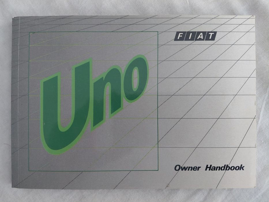 Instrukcja Fiat Uno - po angielsku