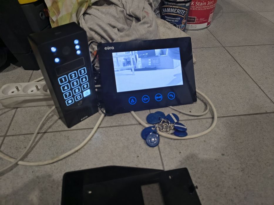 Wideofon WiFi EURA z kasetą i RFiD