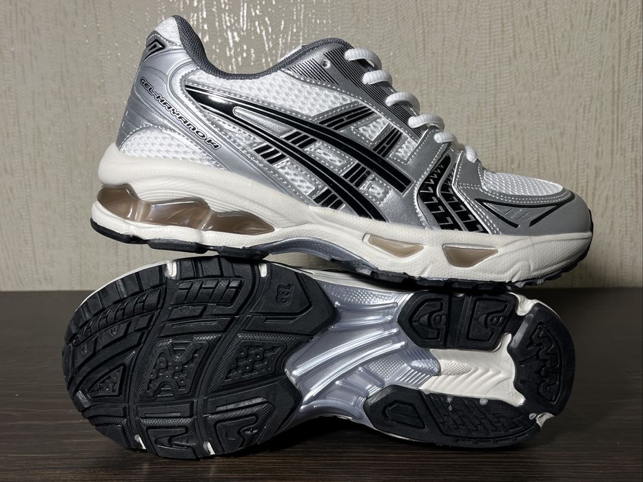 НОВЫЕ! Кроссовки Asics Gel-Kayano 14 Grey, серый, мужские, 41, 42, 43, 44, 46, синтетическая кожа, сетка, весна, лето, осень, повседневные.