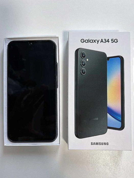 Мобільний телефон Samsung Galaxy A34 6/128GB Black