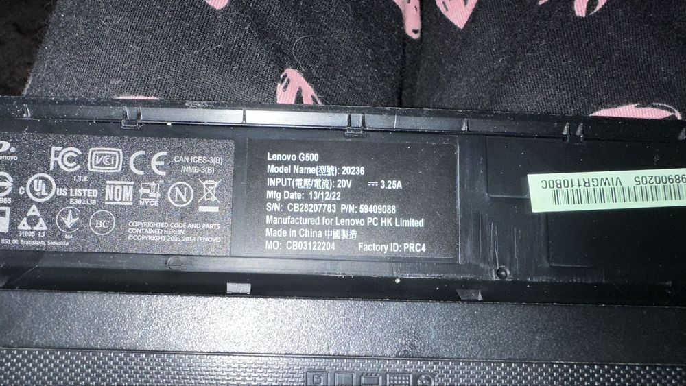 Ноутбук Lenovo G500