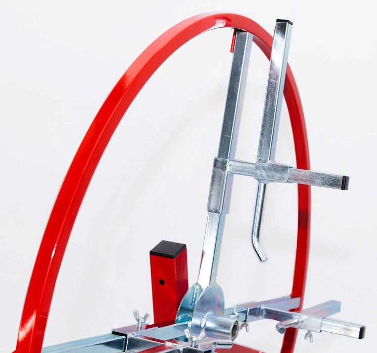 Rozwijak do drutu odgromowego i bednarki z prościarką II