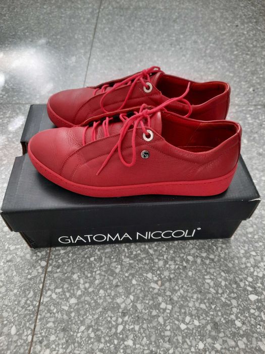 Skórzane Sneakersy Giatoma Niccoli r37