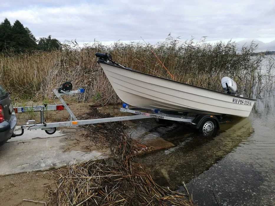 Przyczepa pod łodziowa uchylna do łodzi łódki do 4m Spawline producent