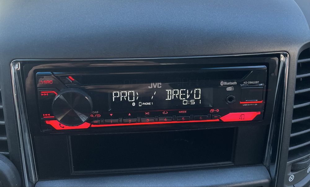 JVC KD-DB622BT | Bluetooth | DSP | DAB+ | 1-DIN