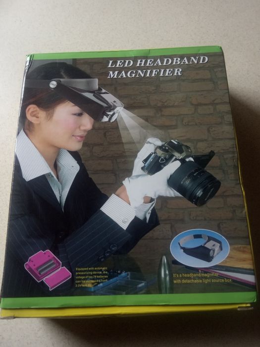 Лупа налобная (бинокуляр)