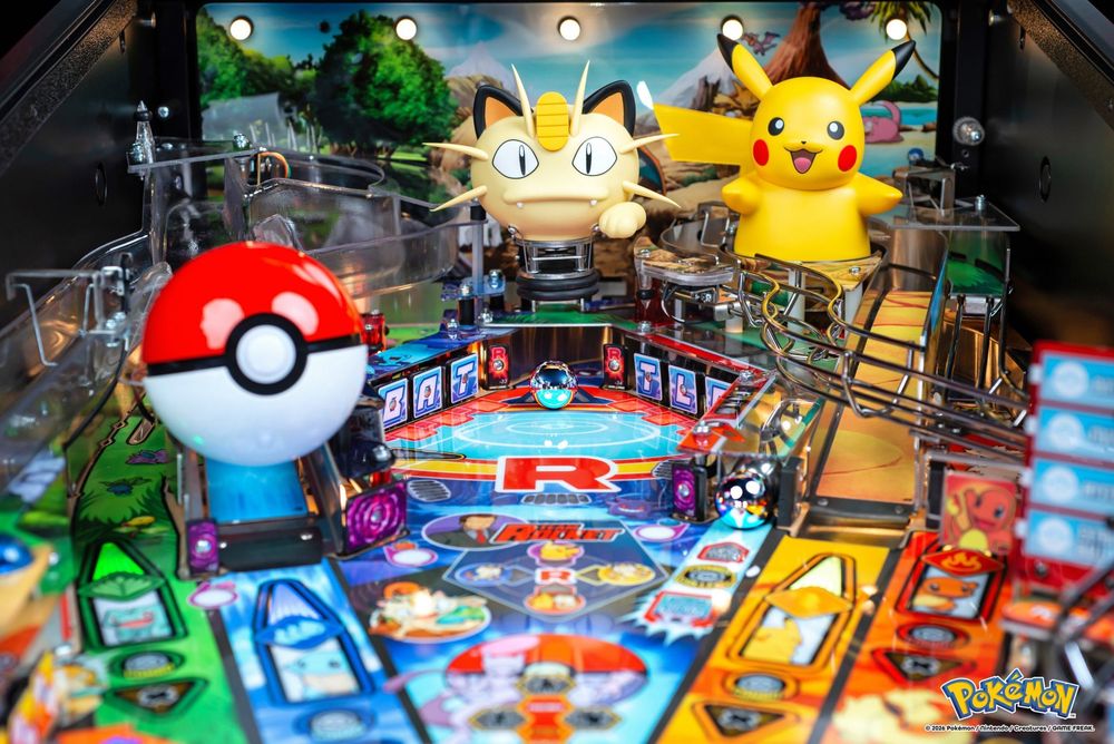 Flipper Pinball POKÉMON POKEMON  Stern PRO - nowy Pokemony