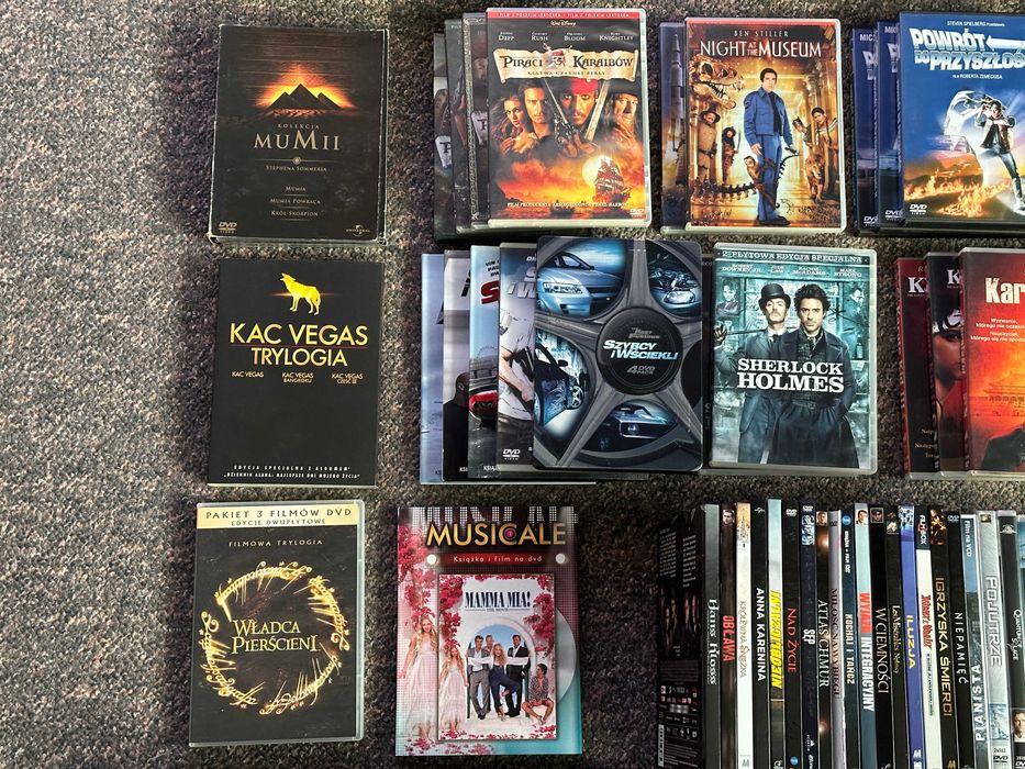 Kolekcja filmów - filmy, DVD, serie, trylogie, blue ray