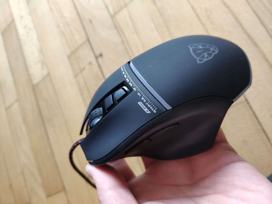 Мышь проводная игровая Motospeed V10 Black USB