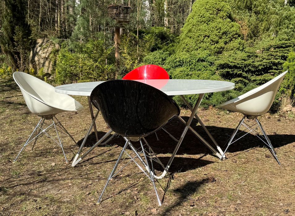 Nowoczesny komplet włoskich mebli Kartell sprzedam