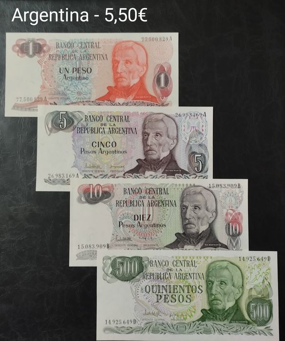 Notas estrangeiras, Lotes64751968455811124