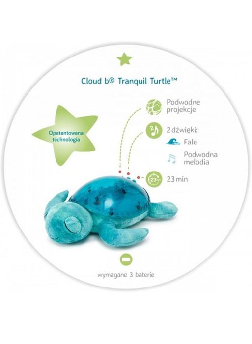 Ночник-игрушка успокаивающая Tranquil Turtle