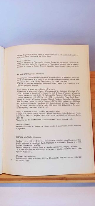 Współcześni malarze polscy / Wydawnictwo Arkady / Warszawa 1967