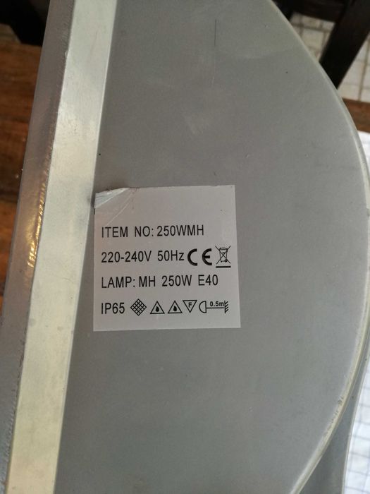 Projetor luz Lâmpada para exterior New Times Lighting