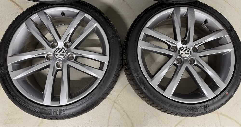 Oryginalne koła zimowe alufelgi 18 VW Golf 6 VI 7 VII GTI GTD