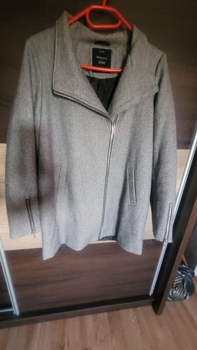 Płaszcz płaszczyk damski szary house zamki