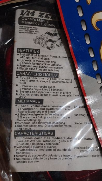 Carro telecomandado Nikko Zeros