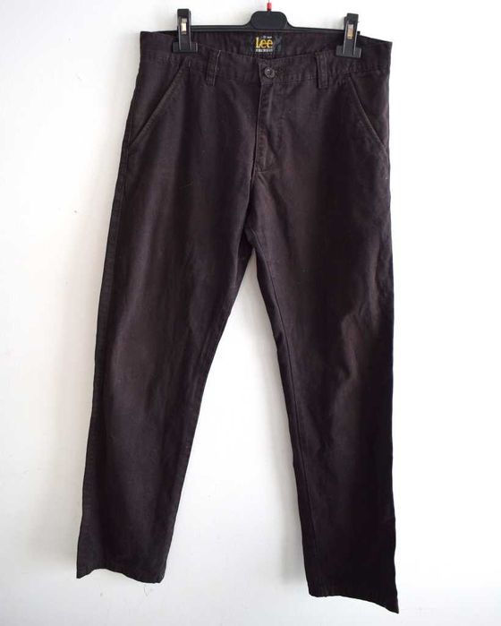 Lee spodnie w32 l34 s m czekoladowe