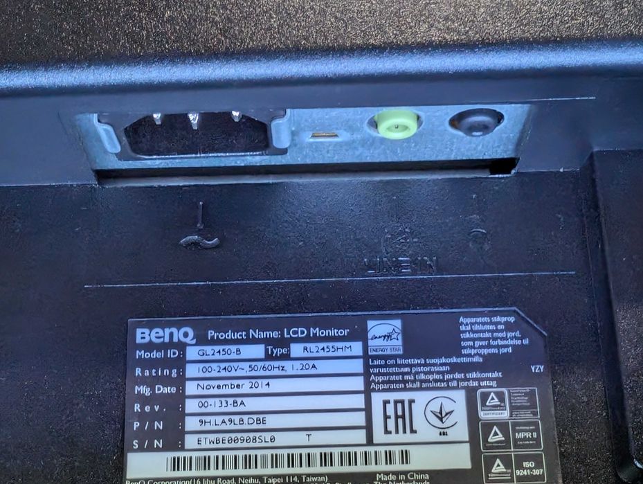 Monitor Benq Full HD Gaming 24"