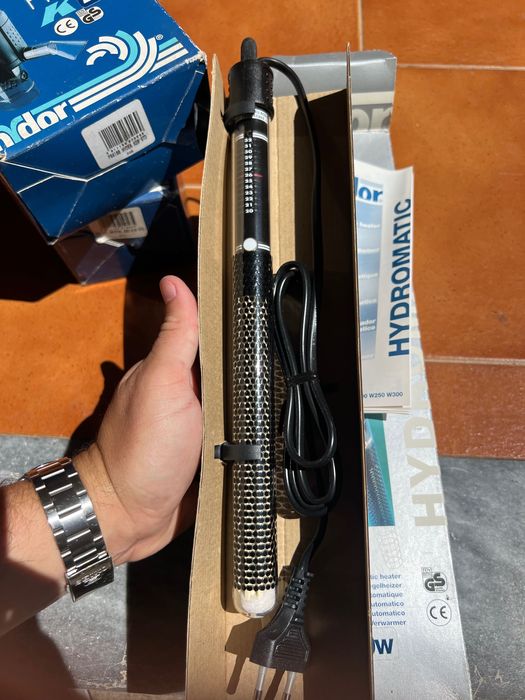 Bomba, filtro e regulador de temperatura automático para aquários