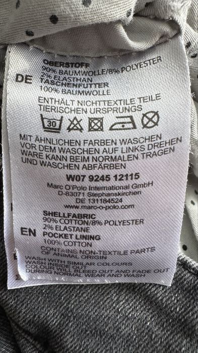 Damskie spodnie  jeansy Marc O’ Polo